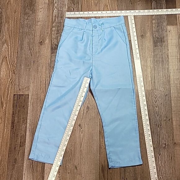 Light Blue Suit with Top Hat and Bow Tie - Picture 11 of 15